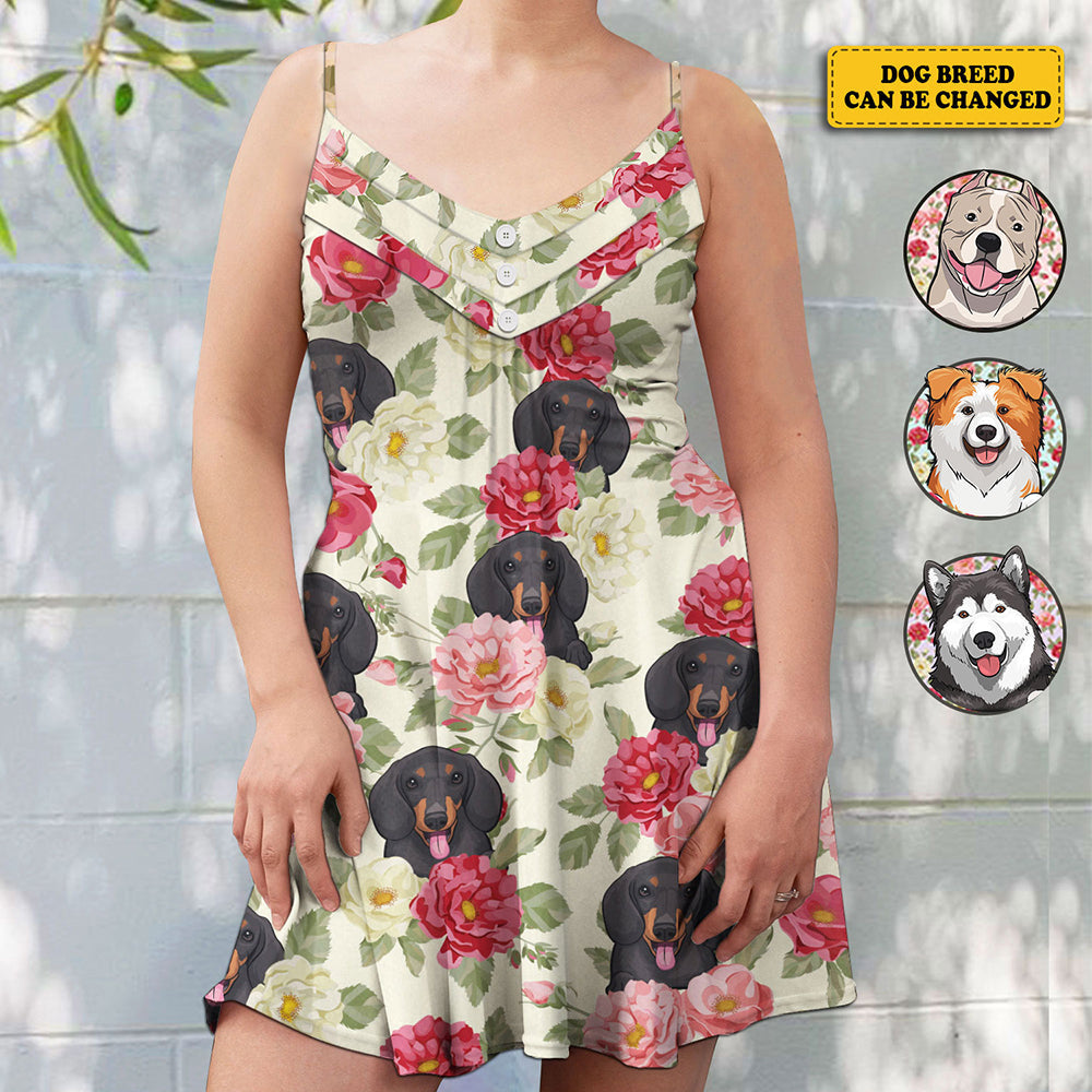 Go Someplace Tropical With Your Fur Baby - Personalized Summer Dress - Gift for Pet Lovers