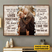 Thumbnail for I Had You & You Had Me - Personalized Horizontal Poster - Upload Image, Gift For Couples, Husband Wife