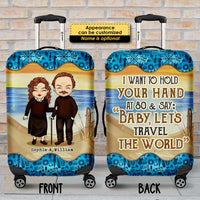 Thumbnail for Baby Let's Travel The World - Gift For Husband Wife, Personalized Luggage Cover