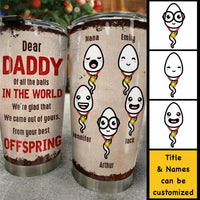 Thumbnail for From Your Best Offspring - Personalized Tumbler - Gift For Dad