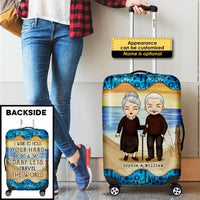 Thumbnail for Baby Let's Travel The World - Gift For Husband Wife, Personalized Luggage Cover