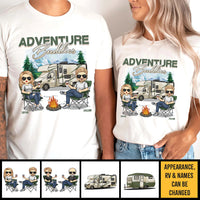 Thumbnail for Matching Couple T-Shirt - Adventure Buddies - Personalised Gifts NZ