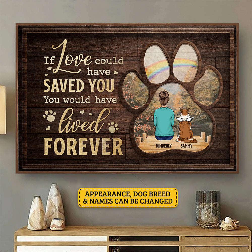 Sometimes A Very Special Dog Enters Our Lives - Personalized Horizontal Poster - Gift For Pet Lovers