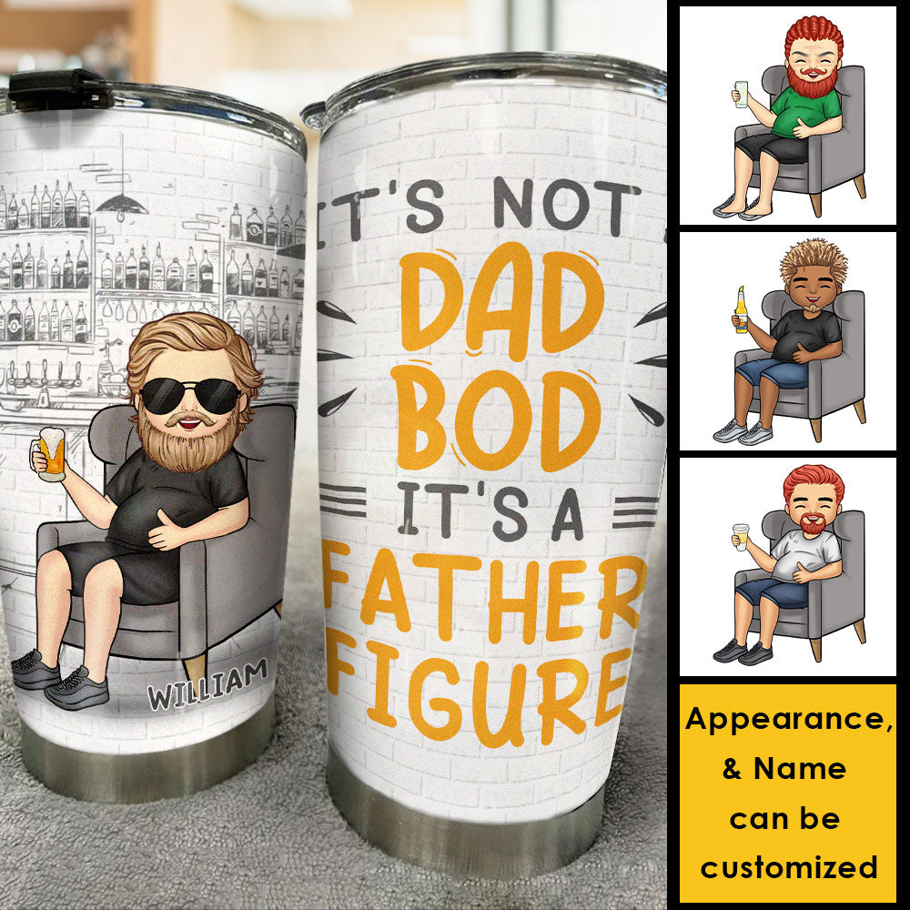 It's An Adorable Father Figure  - Gift For Dad, Grandpa - Personalized Tumbler