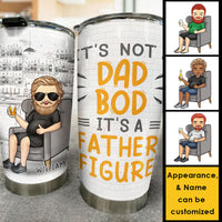 Thumbnail for It's An Adorable Father Figure  - Gift For Dad, Grandpa - Personalized Tumbler