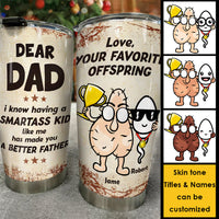 Thumbnail for Your Favorite Offspring - Personalized Tumbler - Gift For Dad