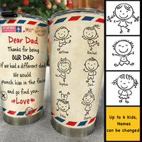 Thumbnail for Thanks For Being Our Dad - Personalized Tumbler - Gift For Dad