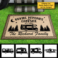 Thumbnail for Making Memories One Campsite - Personalized Decorative Mat - Gift For Camping Lovers