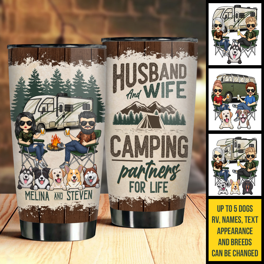 The Best Memories Are Made Camping - Personalized Tumbler - Gift For Camping Lovers