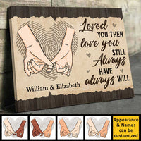 Thumbnail for Always Have, Always Will - Personalized Horizontal Canvas - Gift For Couples, Husband Wife