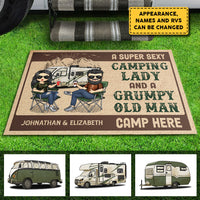 Thumbnail for Camping Lover Door Mat - Decorative Mat - Personalised Gifts NZ