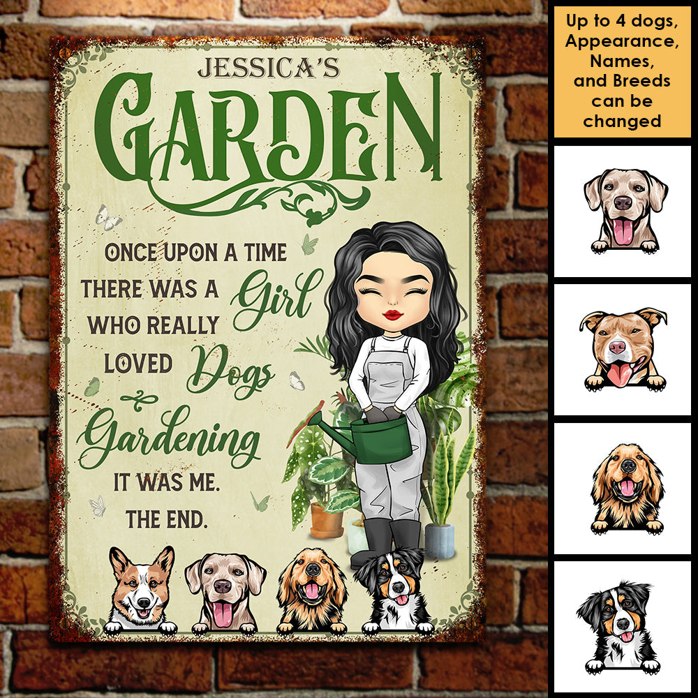 Custom Metal Signs - Gardening Lovers Metal Sign - Personalised Gifts NZ