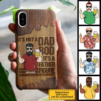 Thumbnail for Father Figure Not Dad Bod - Gift For Dad, Personalized Phone Case