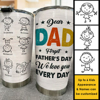 Thumbnail for We Love You Everlastingly - Personalized Tumbler - Gift For Father's Day