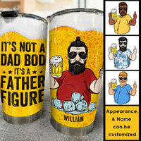 Thumbnail for It's Not A Dad Bod, It's A Cute Father Figure - Gift For Dad, Grandpa - Personalized Tumbler