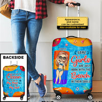 Thumbnail for Into The Ocean I Go To Lose My Mind And Find My Soul - Personalized Luggage Cover