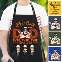 Thumbnail for Best Grill Dad Ever Just Ask - Gift For Dad - Personalized Apron