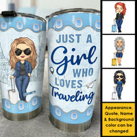 Thumbnail for She Lived Happily Ever After - Personalized Tumbler - Gift For Bestie