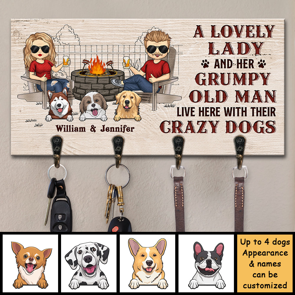 Dog Keyring Personalized - Dog Love Key Hanger - Personalised Gifts NZ