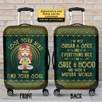 Thumbnail for Lose Your Mind Find Your Soul - Gift For Bestie, Personalized Luggage Cover