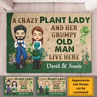 Thumbnail for Decorative Floor Mats - A Crazy Plant Lady - Personalised Gifts NZ