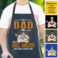 Thumbnail for I'm A Dad And A Grill Master - Gift For Dad - Personalized Apron