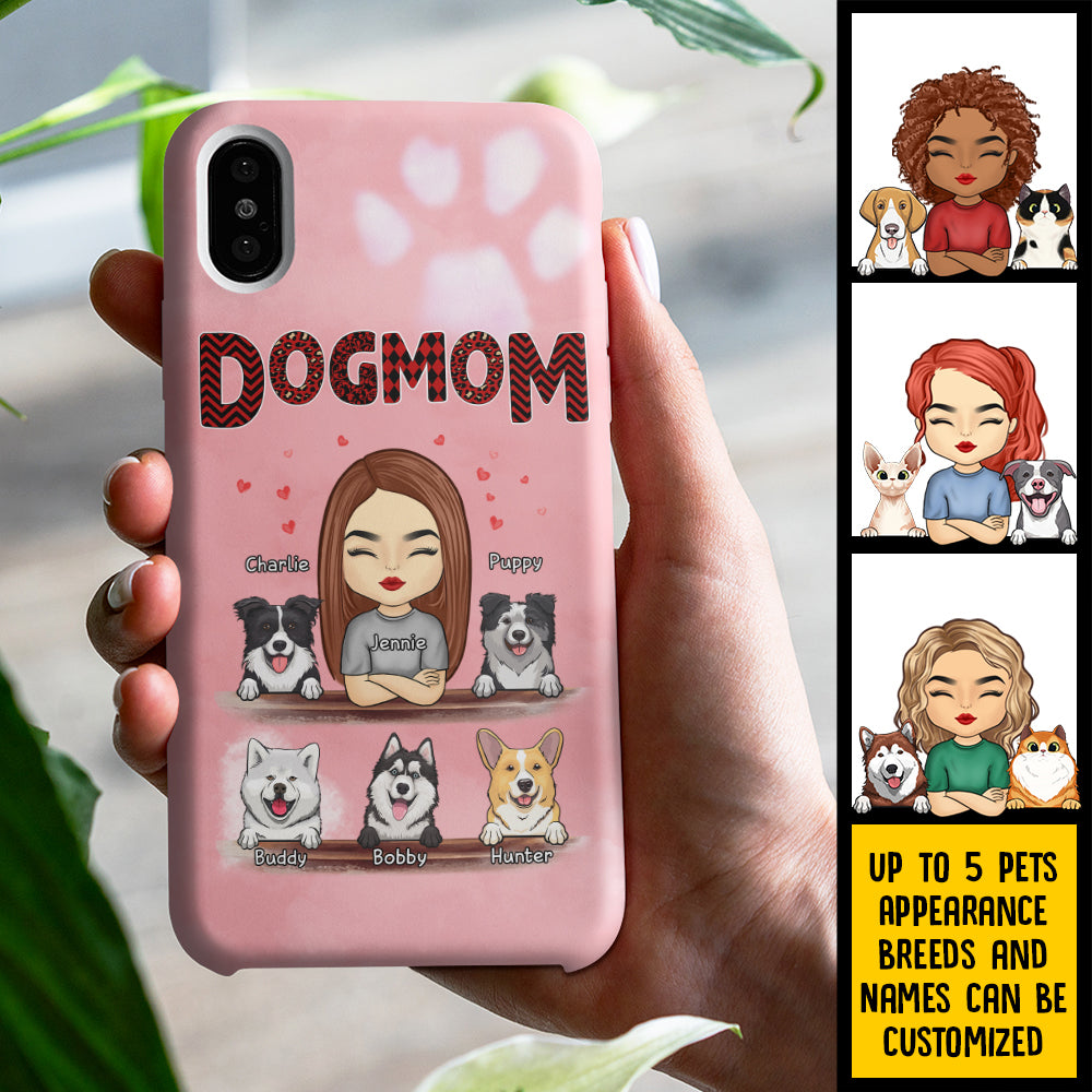 Personalized Phone Case - Dog Mom Phone Case - Personalised Gifts NZ