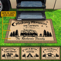 Thumbnail for Making Memories At The Campsite - Personalized Decorative Mat, Doormat