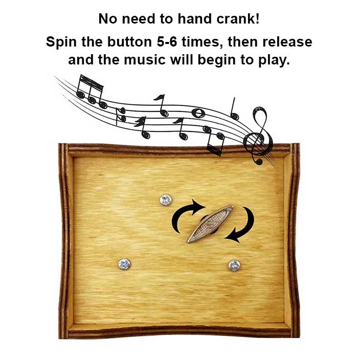 Customizable Music Box - Wooden Music Box - Personalised Gifts NZ