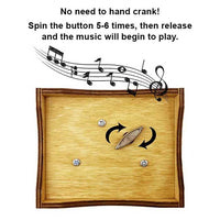 Thumbnail for Customizable Music Box - Wooden Music Box - Personalised Gifts NZ