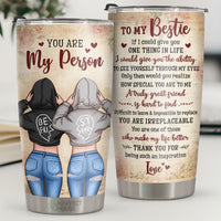 Thumbnail for You Are Irreplaceable You’re One Of Those Who Make My Life Better - Tumbler - To My Bestie, Gift For Bestie, Best Friend, Sister, Birthday Gift For Bestie And Friend