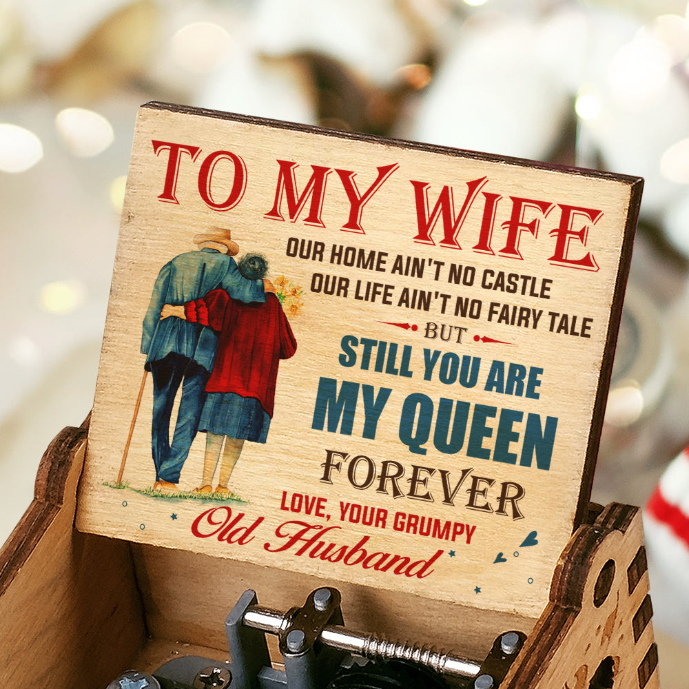 You Are My Queen Forever - Gift For Couples, Husband Wife - Music Box (TW)