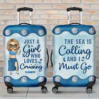 Thumbnail for Just A Girl Who Loves Cruising - Personalized Luggage Cover